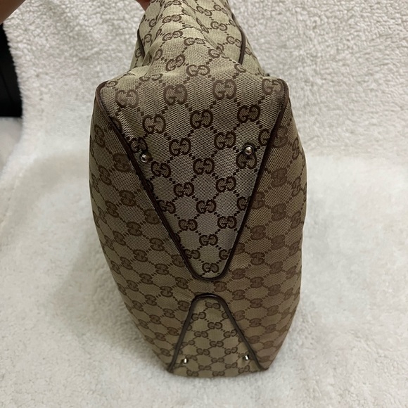 Gucci Tote Bag GG Canvas Leather - Picture 4 of 16